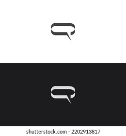 Creative-minimal-Chatting-Logo-design-template.It will be suitable for which company name or brand