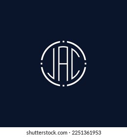 Creative-Rounded-Initial-Letters-JAC-Logo.It will be suitable for which company name or brand.