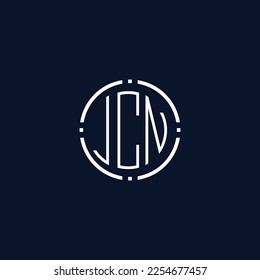 Creative-Rounded-Initial-Letters-JCN-Logo.It will be suitable for which company name or brand.