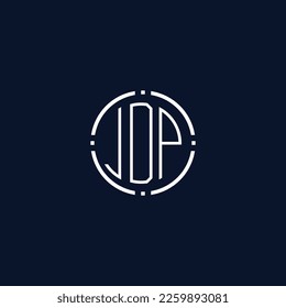 Creative-Rounded-Initial-Letters-JDP-Logo.It will be suitable for which company name or brand.