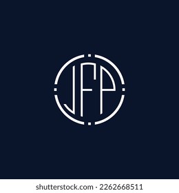 Creative-Rounded-Initial-Letters-JFP-Logo.It will be suitable for which company name or brand.