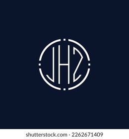 Creative-Rounded-Initial-Letters-JHZ-Logo.It will be suitable for which company name or brand.
