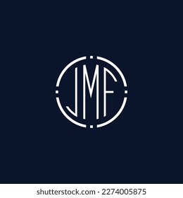 Creative-Rounded-Initial-Letters-JMF-Logo.It will be suitable for which company name or brand.
