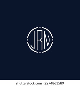 Creative-Rounded-Initial-Letters-JRN-Logo.It will be suitable for which company name or brand.