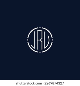 Creative-Rounded-Initial-Letters-JRV-Logo.It will be suitable for which company name or brand.