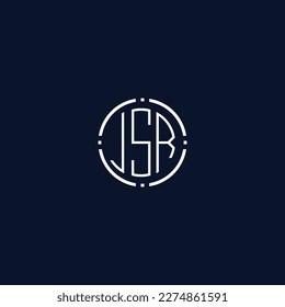 Creative-Rounded-Initial-Letters-JSR-Logo.It will be suitable for which company name or brand.