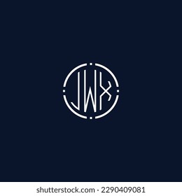 Creative-Rounded-Initial-Letters-JWX-Logo.It will be suitable for which company name or brand.
