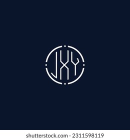 Creative-Rounded-Initial-Letters-JXY-Logo.It will be suitable for which company name or brand.
