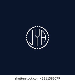 Creative-Rounded-Initial-Letters-JYA-Logo.It will be suitable for which company name or brand.