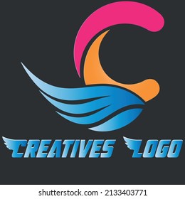 Logotipo de creativos Vectores completos Colores editables y escalables al 100%