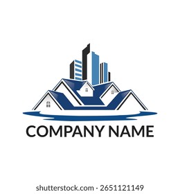 creativity, agency, buying, skyline, silhouette, investment, industry, residential, agent, roof, property, decoration, management, real, consulting, construction, apartment, estate Logo Design