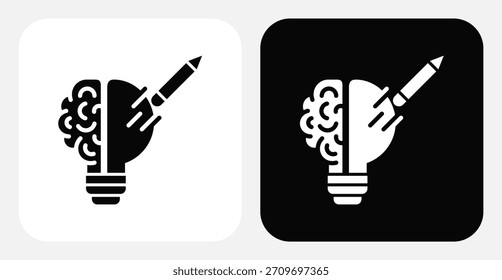 Creativity Boost Dual Monochrome Icon Set