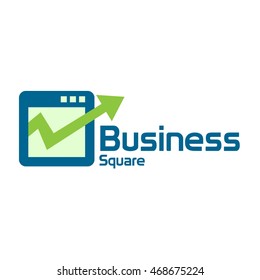 Creativity box, Solid square logo, Simple and professional square logo template
