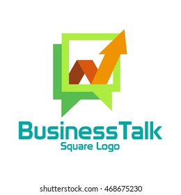 Creativity box, Solid square logo, Simple and professional square logo template