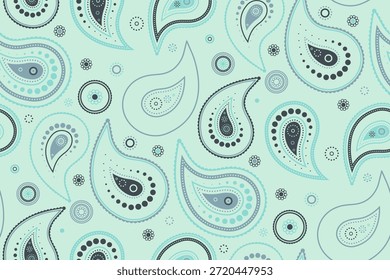 Creativity costume of native paisley. Flat tropical swatch exotic. Horizontal medallion as retro striped. Arabic pattern a embellishment delicate.