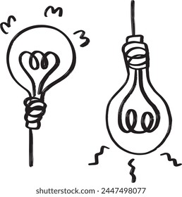 Creativity electric energy idea bright