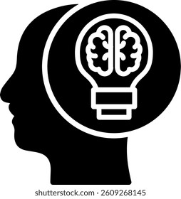 Creativity Glyph Icon Vector Design