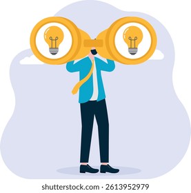 Creativity to help see business opportunity, vision to discover new solution or idea, curiosity, searching for success concept,

