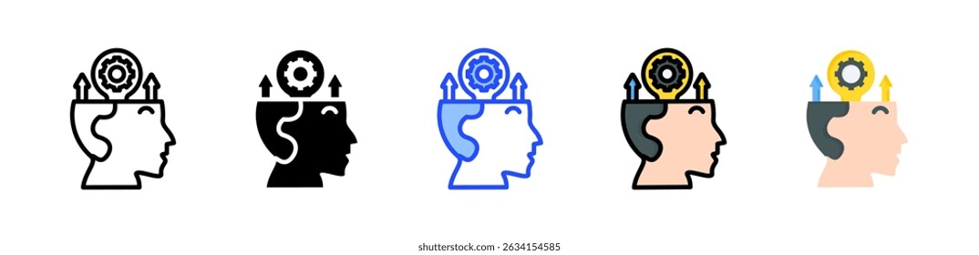 Creativity Icon Collection With Multiple Styles