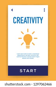 Creativity Icon Concept