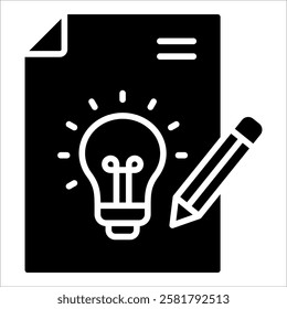 Creativity Icon Element For Design