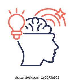 Creativity Icon Element for Design