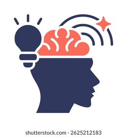 Creativity Icon Element for Design