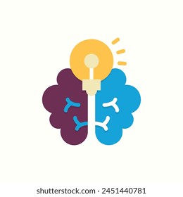 creativity icon, isolated icon in light background, perfect for website, blog, logo, graphic design, social media, UI, mobile app