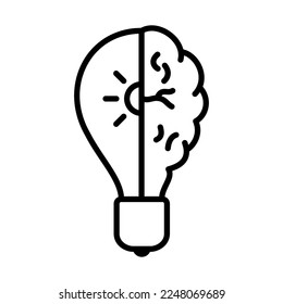 Creativity Icon Logo Design Vector Template Illustration Sign And Symbol Pixels Perfect
