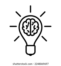 Creativity Icon Logo Design Vector Template Illustration Sign And Symbol Pixels Perfect