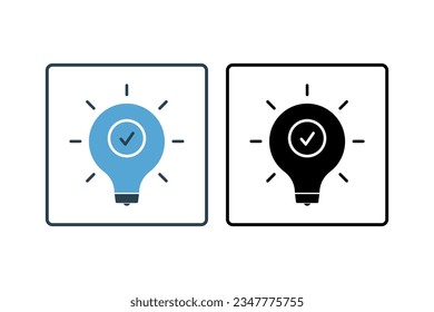 Creativity icon. Icon related to Search Engine Optimization. suitable for web site design, app, user interfaces. solid icon style. Simple vector design editable