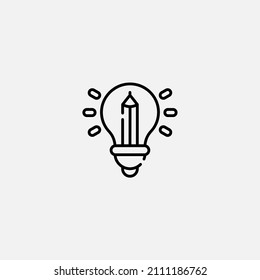 Creativity icon sign vector,Symbol, logo illustration for web and mobile