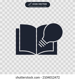 Plantilla de símbolo de icono de creatividad para la ilustración vectorial de la colección de diseño gráfico y web