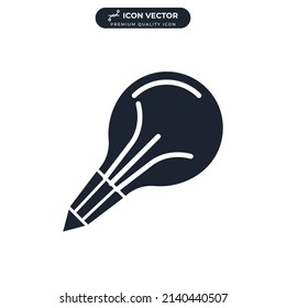 creativity icon symbol template for graphic and web design collection logo vector illustration