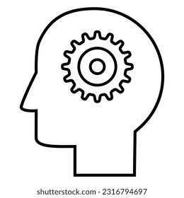 Creativity icon vector. Innovation illustration sign. Development symbol or logo.