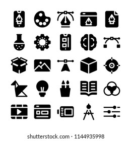Creativity icons in for any purposes. Perfect for website mobile app presentation and any other projects. Suitable for any user interface and user experience.