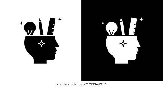 Iconos de creatividad para proyectos gráficos y de Diseño web