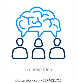 creativity idea and innovation icon concept