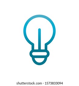 creativity idea user interface blue gradient vector illustration