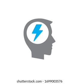 Creativity and inspiration related icon on background for graphic and web design. Creative illustration concept symbol for web or mobile app.