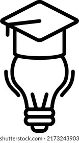 Creativity Line Vector Icon Design