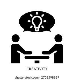 Creativity Mini Illustration Icon. Use For Modern Concept, Print, Ui, Ux Kit, Web And App Development. Vector Related To Business Finance, Management And More