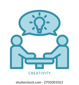 Creativity Mini Illustration Icon. Use For Modern Concept, Print, Ui, Ux Kit, Web And App Development. Vector Related To Business Finance, Management And More