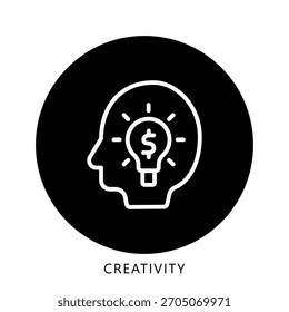 Creativity Mini Illustration Icon. Use For Modern Concept, Print, Ui, Ux Kit, Web And App Development. Vector Related To Business Finance, Management And More