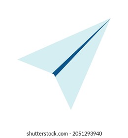 creativity paper plane icon style