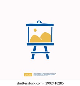 kreativitätsbezogenes Doodle-Icon-Konzept mit Zeichensymbol für hölzernes Aal. Kreatives Design, Idee, Inspiration, Brainstorming, Starten und Denken, Vektorgrafik