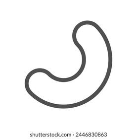 Creativity related icon outline and linear vector.