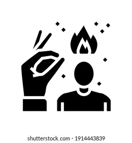 creativity soft skill glyph icon vector. creativity soft skill sign. isolated contour symbol black illustration