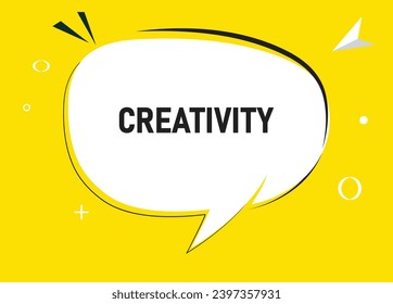 Creativity speech bubble text. Hi There on bright color for Sticker, Banner and Poster. vector illustration.