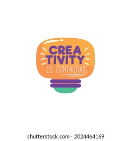 Icono Del Pegatina De Creatividad Aislado En Fondo Blanco